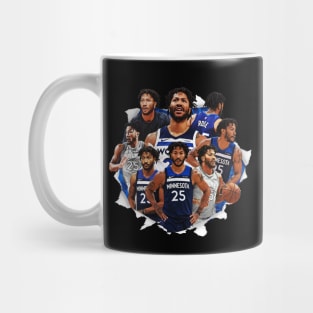 Derrick Rose Timberwolves Collage Mug